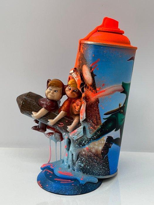 Alvin Silvrants - Peter Pan “Spraycan Art statue” The Lost, Antiek en Kunst, Kunst | Schilderijen | Modern