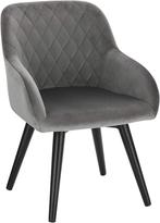 WOLTU Kinderstoel - Zithoogte 29 cm - Fluweel - Grijs, Verzenden, Nieuw