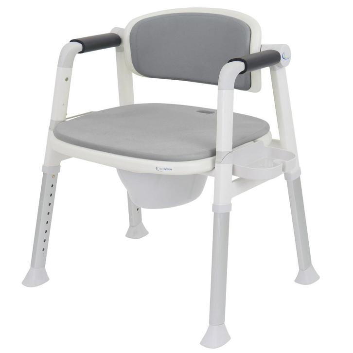 MultiMotion Commode - Douche-/Toiletstoel - Grijs, Divers, Matériel Infirmier, Enlèvement ou Envoi