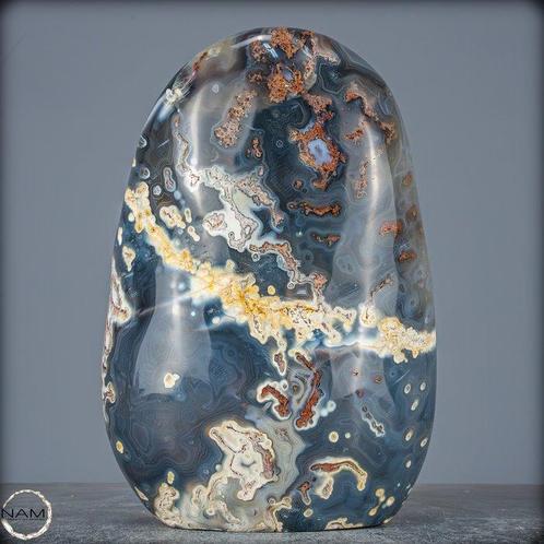 Agate naturelle rare Orca Libre- 2820.19 g, Verzamelen, Mineralen en Fossielen