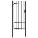 Zwarte Poort 1x2m | Retour Deal | 46% Korting (tuinpoort), Tuin en Terras, Tuinhekken en Hekwerk, Met poort, Verzenden, Nieuw