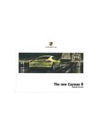 2011 PORSCHE CAYMAN R HARDCOVER BROCHURE ENGELS, Livres, Ophalen of Verzenden