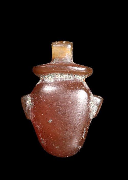 Égypte ancienne, période tardive Cornaline Amulette de cœur, Antiquités & Art, Antiquités | Autres Antiquités