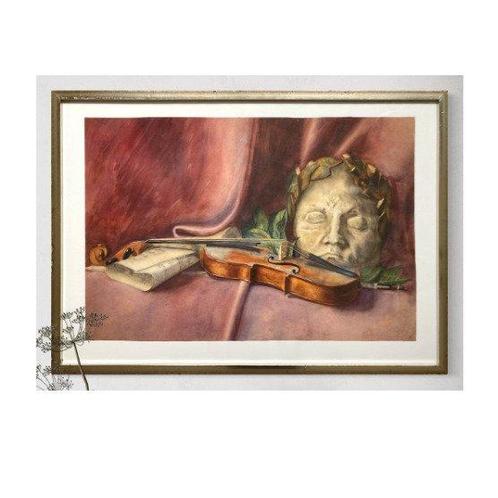 German School (XIX-XX) - Music is My First Love, Antiek en Kunst, Kunst | Schilderijen | Klassiek