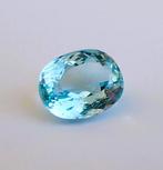 Bleu Aigue-marine  - 3.96 ct - Antwerp Laboratory for