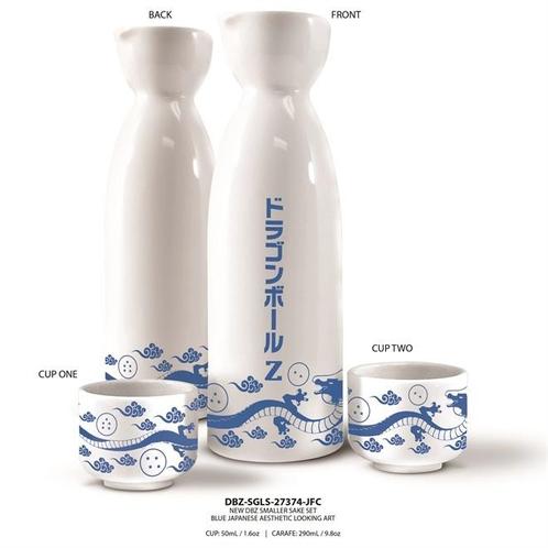 Dragon Ball Z Sake Set Blue Shenron, Verzamelen, Film en Tv, Ophalen of Verzenden