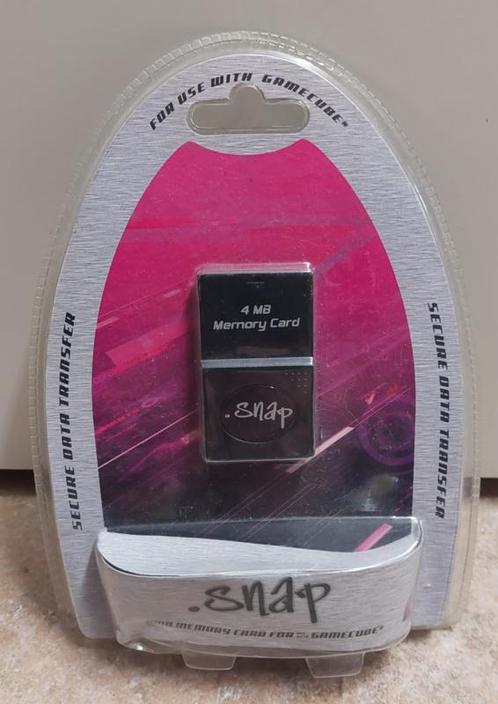 Snap 4Mb Memory Card, black NGC (Nintendo Gamecube Nieuw, Games en Spelcomputers, Games | Nintendo GameCube, Ophalen of Verzenden