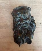 Beeldje - Silene Mask Bronze / Mask of Silenus - Gepatineerd, Antiek en Kunst