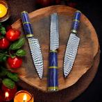 Kitchen knife - D2 Tool Steel with Geometrical Pattern,