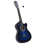 vidaXL Gitaar cutaway met 6 snaren western klassiek 38, Muziek en Instrumenten, Verzenden, Nieuw