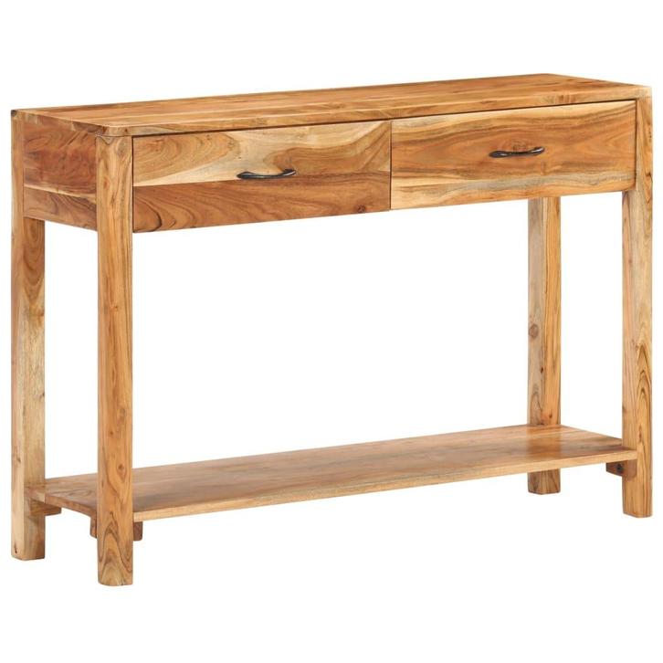 vidaXL Dressoir 110x30x75 cm massief acaciahout, Huis en Inrichting, Kasten | Dressoirs, Nieuw, Verzenden