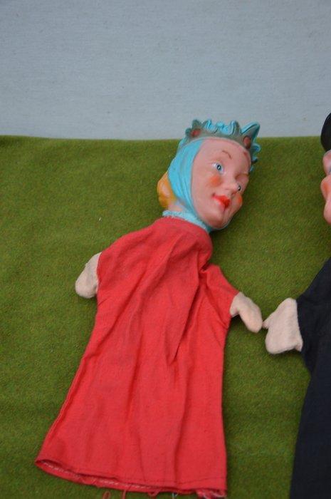 unknown - Pop 14 vintage poppenkastpoppen - 1970-1980 -, Antiek en Kunst, Antiek | Speelgoed