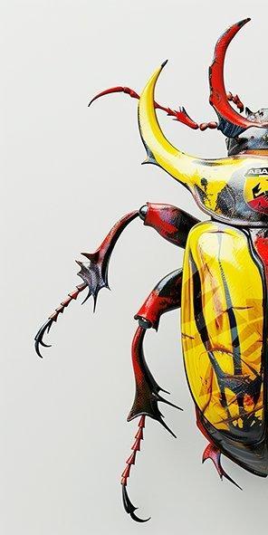 F2B - BeetleCan Abarth 2I8, Antiek en Kunst, Kunst | Designobjecten