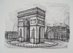 Bernard Buffet (1928-1999) - Paris : Arc de Triomphe &, Antiquités & Art, Antiquités | Autres Antiquités