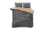Sleeptime Beauty Double Face Dekbedovertrek Taupe/Anthracite, Huis en Inrichting, Nieuw