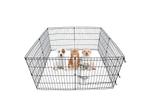 MaxxPet Puppyren 76x61 - Konijnenren - 8 kennelpanelen, Dieren en Toebehoren, Hondenbenches, Ophalen of Verzenden, Nieuw