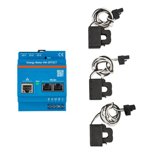 Victron driefasige energiemeter (VM-3P75CT) (Energiemeters), Doe-het-zelf en Bouw, Zonnepanelen en Toebehoren, Nieuw, Verzenden