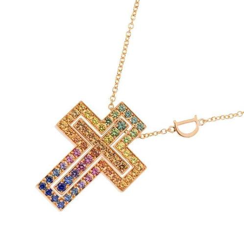 Damiani - Halsketting rosegoud, Handtassen en Accessoires, Kettingen