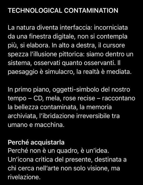 Gianfranco Zenerato - TECHNOLOGICAL CONTAMINATION - XL, Antiek en Kunst, Kunst | Schilderijen | Modern