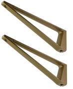 Set plankdragers 230 mm Verouderd goud, Nieuw, Overige materialen