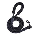 Hondenriem 200cm 2 Meter - Extra Sterk - Zwart - Hond Riem, Verzenden, Nieuw