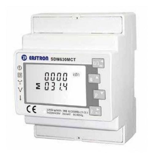 EASTRON SDM630MCT 3-fase energiemeter (exclusief CT klemmen), Doe-het-zelf en Bouw, Zonnepanelen en Toebehoren, Nieuw, Verzenden