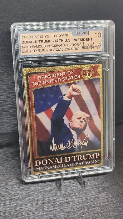 TRUMP 24Ct Gold-plated - 1 Card, Verzamelen, Overige Verzamelen