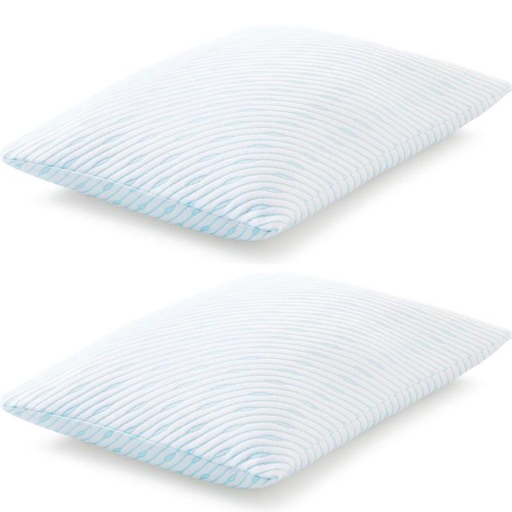 2dekans | TEMPUR - Set Van 2 - Prima SmartCool Hoofdkussens, Caravanes & Camping, Sacs de couchage, Enlèvement ou Envoi