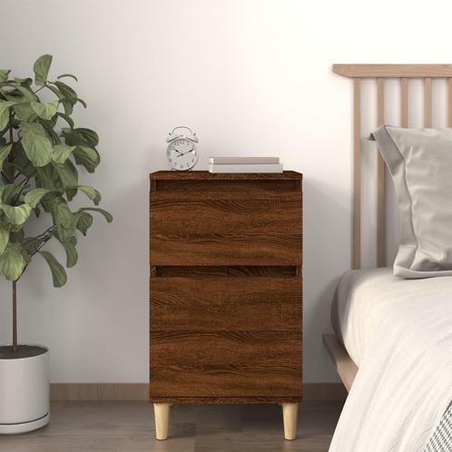 vidaXL Nachtkastje 40x35x70 cm bruin eikenkleur, Huis en Inrichting, Slaapkamer | Nachtkastjes, Nieuw, Verzenden