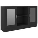 Vitrinekast 120x30x70cm Zwart | Retour Deal, Huis en Inrichting, 100 tot 150 cm, Verzenden, Nieuw, Minder dan 100 cm