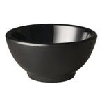 Ronde melamine kom zwart | 30cl | 6,5(h) x 13(Ø)cm APS, Verzenden, Nieuw in verpakking