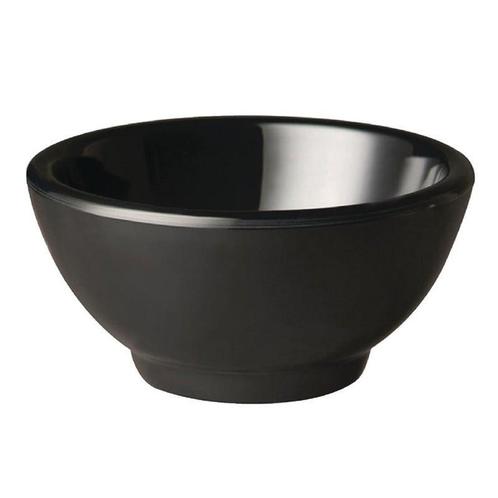 Ronde melamine kom zwart | 30cl | 6,5(h) x 13(Ø)cm APS, Zakelijke goederen, Horeca | Keukenapparatuur, Nieuw in verpakking, Verzenden