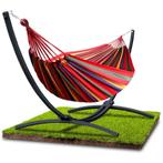 Hangmat met Standaard Rood - 2 Persoons | Retour Deal | -40%, Verzenden, Nieuw, Meerpersoons, Met standaard