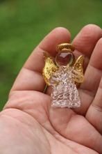 Italië: 6 glazen engeltjes met gouden vleugels - Figurine, Diversen, Kerst, Nieuw