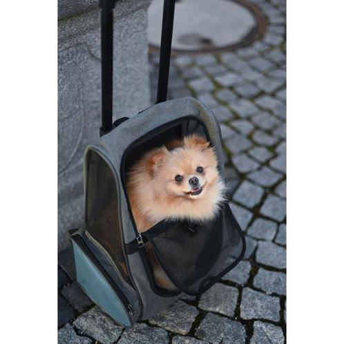 Trolley vacation 41x26x55/103 cm, grijs/blauw - kerbl, Dieren en Toebehoren, Honden-accessoires, Nieuw