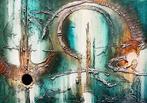 J.Jecminek - Echoes - 3D painting - ready to hang - details!