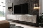 TV-Meubel Dixon betonlook - 180 cm - tv kast - Led, Huis en Inrichting, Overige materialen, Verzenden, 150 tot 200 cm, Nieuw