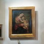 Scuola Spagnola (XVIII-XIX) - NO RESERVE - Madonna col, Antiek en Kunst