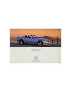 2000 MERCEDES BENZ SLK BROCHURE ENGELS, Boeken, Ophalen of Verzenden, Nieuw
