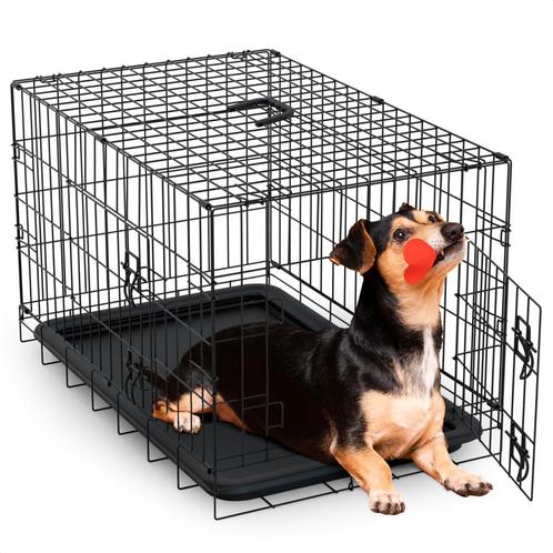 Avalo Hondenbench L - Bench Voor Honden - Opvouwbare Kooi -, Animaux & Accessoires, Caisses pour chiens, Envoi