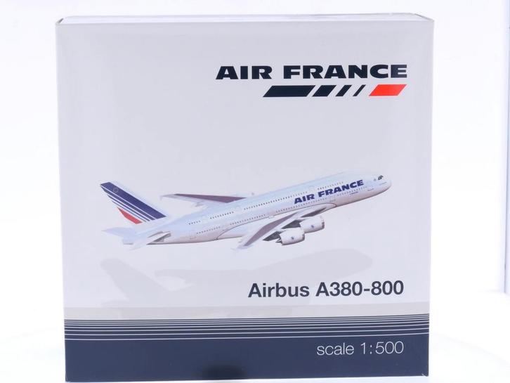 Schaal 1:500 Herpa 514897 Air France Airbus A380-800 Reg...., Hobby en Vrije tijd, Modelbouw | Vliegtuigen en Helikopters, Zo goed als nieuw