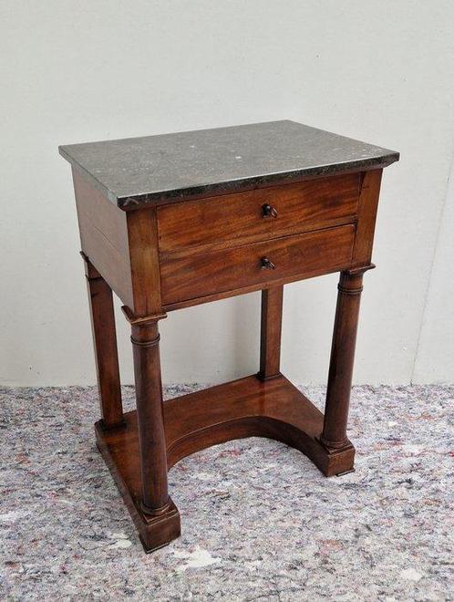 Trumeau of Console Tafel Empire - Bijzettafel - Mahonie,, Antiek en Kunst, Curiosa en Brocante