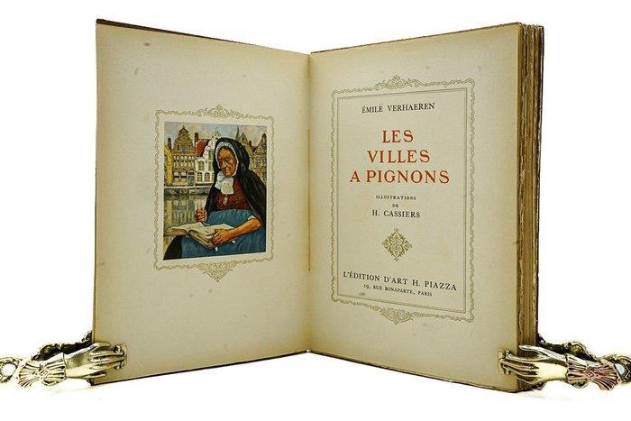 Émile Verhaeren / Henri Cassiers - Les Villes a Pignons -, Antiquités & Art, Antiquités | Livres & Manuscrits