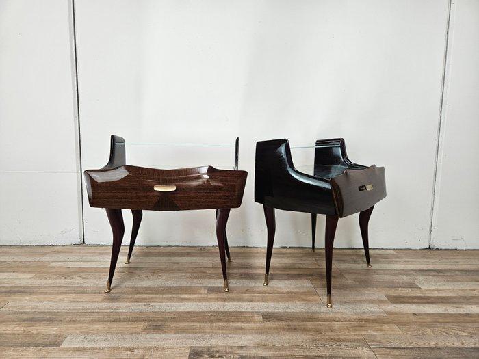Nachtkastje (2) - Comodini Venere van mahoniehout en, Antiek en Kunst, Kunst | Designobjecten