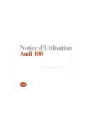 1989 AUDI 100 INSTRUCTIEBOEKJE FRANS, Auto diversen, Handleidingen en Instructieboekjes, Ophalen of Verzenden