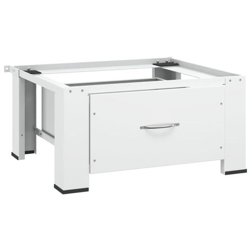 vidaXL Wasmachineverhoger met lade wit, Elektronische apparatuur, Wasmachines, Nieuw, Verzenden