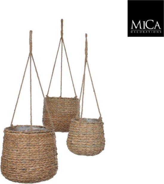 2dekans | Mand hangend lichtbruin h90xd30 cm, Huis en Inrichting, Lampen | Hanglampen, Ophalen of Verzenden