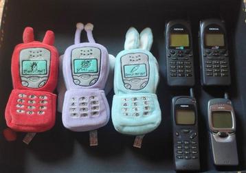 Nokia 2110/3110/7110 + 3 puppets 3210 - Mobiele telefoon (4) beschikbaar voor biedingen