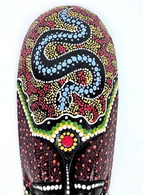 Decoratief masker in Aboriginal-stijl - Indonesië (Zonder, Antiek en Kunst, Curiosa en Brocante