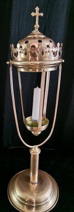 Kandelaber - Messing - Prosessie kandelaar - 50 cm, Antiek en Kunst, Antiek | Boeken en Manuscripten
